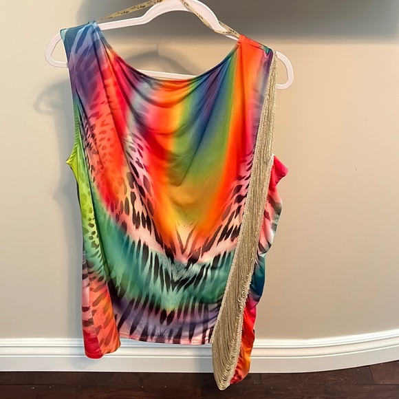 Contemporary blouse neon Color - Picture 3 of 3